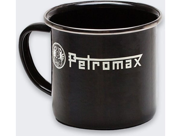 Petromax PX-MUG-S, Single/enkelt, 0,37 l, Sort, Emalje, Glass, Stål, Krus, Universell