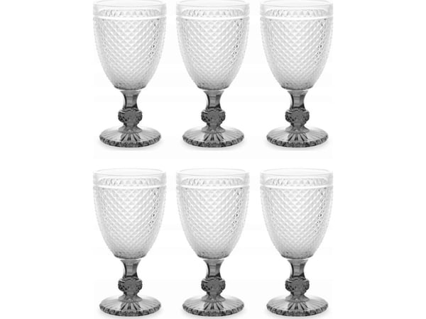Vivalto vannglass med krystallmønster 256 ml, 6 stk