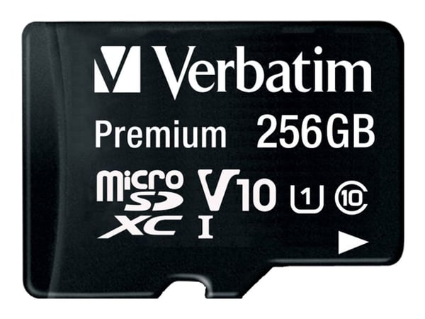 Verbatim Premium - Flashminnekort (SD-adapter inkludert) - 256 GB - UHS Class 1 / Class10 - microSDXC UHS-I