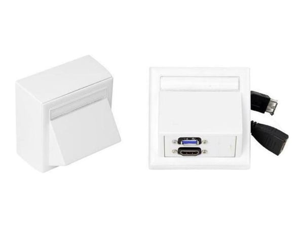 Vivolink WI221261, HDMI + USB A, Valkoinen, 140 g, 150 g Vivolink WI221261, HDMI + USB A, Valkoinen, 140 g, 150 g