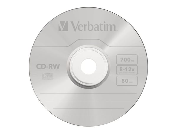 Verbatim - 10 x CD-RW - 700 MB 8x - 12x - CD-eske