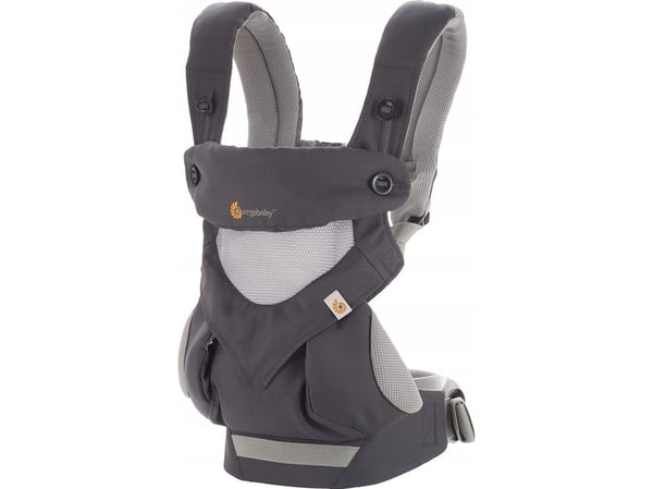 ERGOBABY bärsele 360 COOL AIR, kolfärgad, BC360PBLKGRY