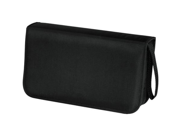 Hama CD Wallet 80 - Lomme for CD/DVD-plater - 80 plater - nylon - svart