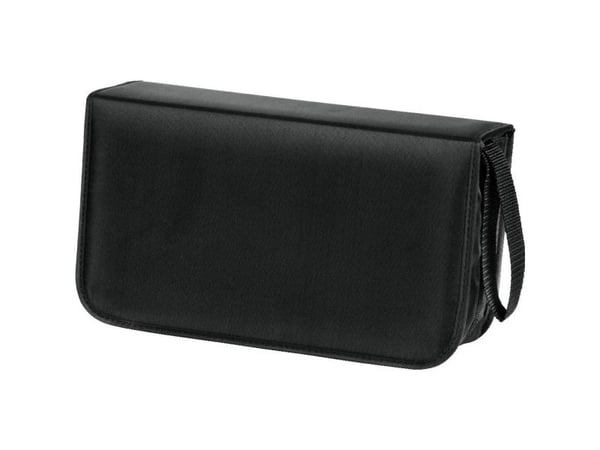 Hama CD Wallet 120 - Lomme for CD/DVD-plater - 120 plater - nylon - svart