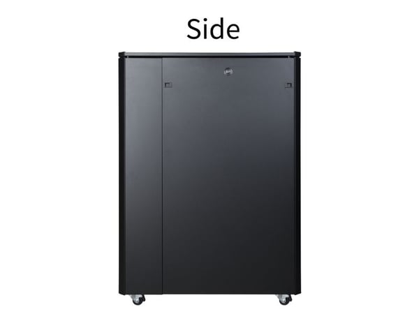 Lanview by Logon - Rack skåp - 800 x 1000 mm, server line - fristående - svart, RAL 9005 - 26U - 19"