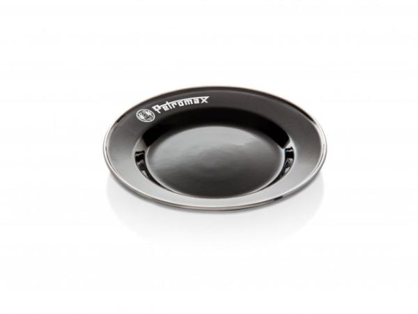 Petromax PX-PLATE-S, Rund, Glass, Stål, Sort, 2 stykker, 2 stykker
