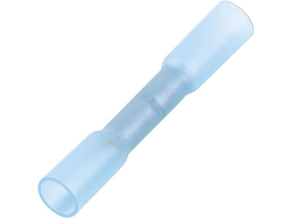 TRU COMPONENTS T1904C069 Crimpkonnektor Med krympeslange 1.50 mm² 2.50 mm² Helisoleret Blå 10 stk