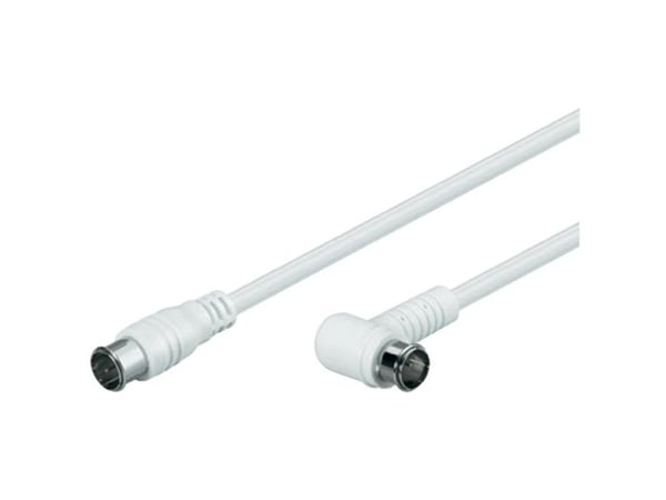 Goobay 67347, 1,5 m, F plug, F plug, Valkoinen