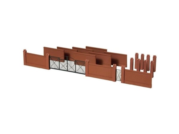 Auhagen 41622, HO (1:87), Sort, Rød