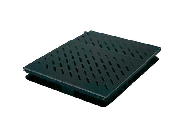 Rittal DK - Rack-hylle - RAL 9005 - 0.5U - 19"