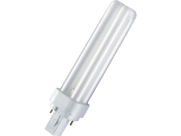 Osram DULUX, 10 W, G24d-1, 10000 h, 600 lm, Lämmin valkoinen