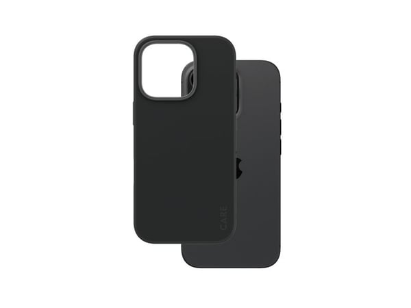 CARE by PanzerGlass - Baksidedeksel for mobiltelefon - MagSafe-samsvar - oleofobisk belegg, termoplast-polyuretan (TPU), polykarbonat (PC) - svart ...