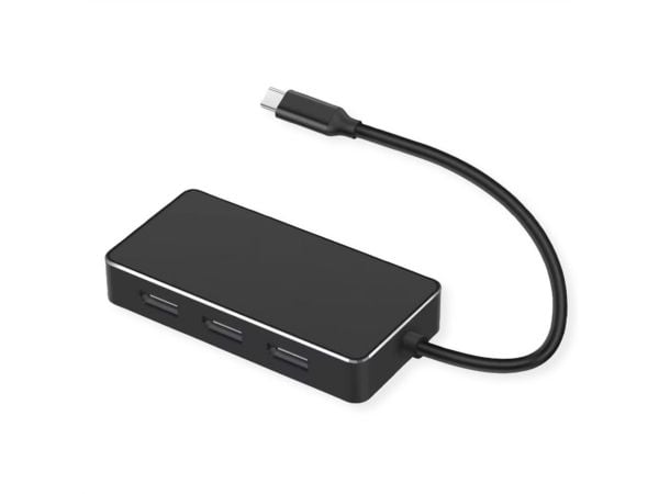 VALUE 12.99.1032, 0,19 m, USB Type-C, 3 x DisplayPort, Uros, Naaras, Suora