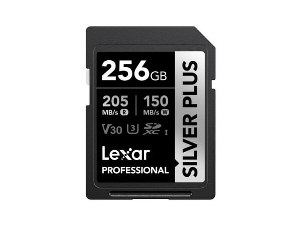 Kart Lexar Lexar SDXC Professional SILVER Plus UHS-I/U3/A2/4K R205/W150 (V30) 256 GB