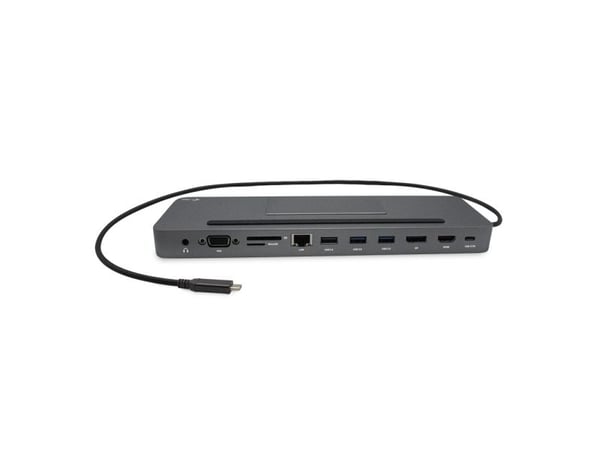 i-Tec - Dokkingstasjon - USB-C / Thunderbolt 3 - DP, HDMI, VGA - 1GbE - Den europeiske union