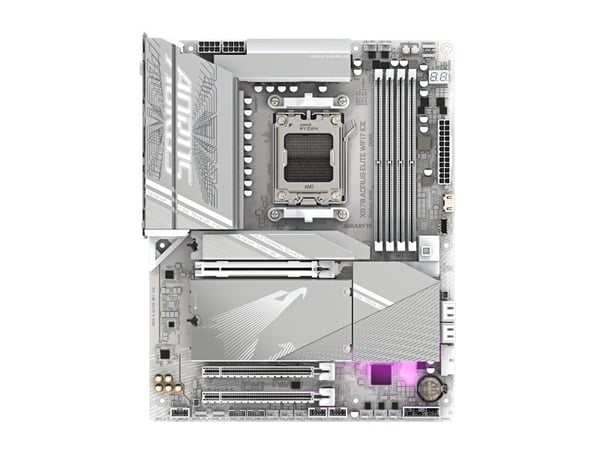 GIGABYTE X870 A ELITE WF7 ICE, AMD, Sokkel AM5, AMD Ryzen™ 7, Sokkel AM5, 256 GB, DDR5-SDRAM