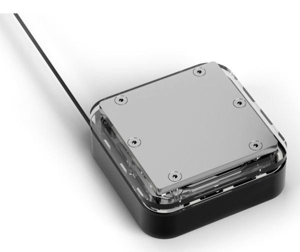Alphacool Core 1 Aurora LT CPU-jäähdytin, ARGB - Akryyliä