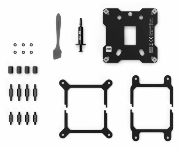 Alphacool Core 1 CPU-kylare - Kolfiber