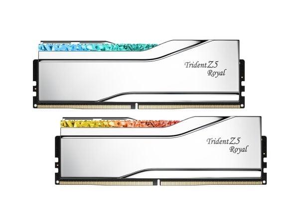 G.Skill Trident Z5 Royal - DDR5 - sats - 48 GB: 2 x 24 GB - DIMM 288-pin - 8000 MT/s / PC5-64000 - CL40 - 1.35 V - ej buffrad - icke ECC - silver