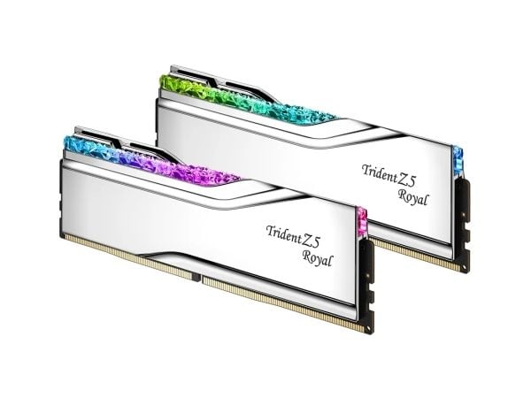 G.Skill Trident Z5 Royal - DDR5 - sats - 48 GB: 2 x 24 GB - DIMM 288-pin - 8000 MT/s / PC5-64000 - CL40 - 1.35 V - ej buffrad - icke ECC - silver