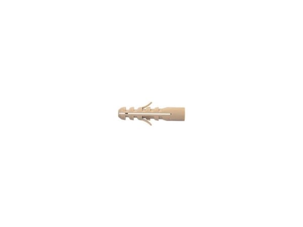 Fischer M 6 S, Veggplugg, Betong, Plast, Beige, M6, 40 mm