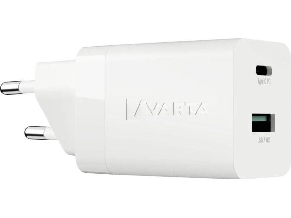 Varta 57955 101 111, inomhus, AC, 3 A, Vit