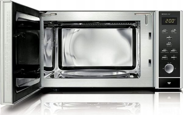 Caso MCG 25, Benkeplate, Grill mikrobølge, 25 l, 900 W, Knapper, Rotasjon, Sølv