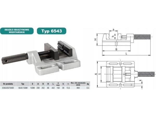 Bahco IMADLO 6543-150 borresett