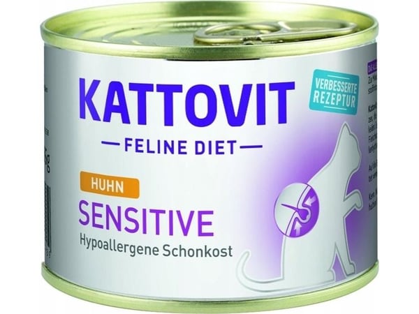 Kattovit KATTOVIT pusz.185g SENSITIVE kylling /12