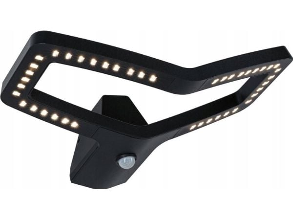 Paulmann Alara 94795 LED utendørs vegglampe med bevegelsessensor LED (RGB) 10 W antrasitt