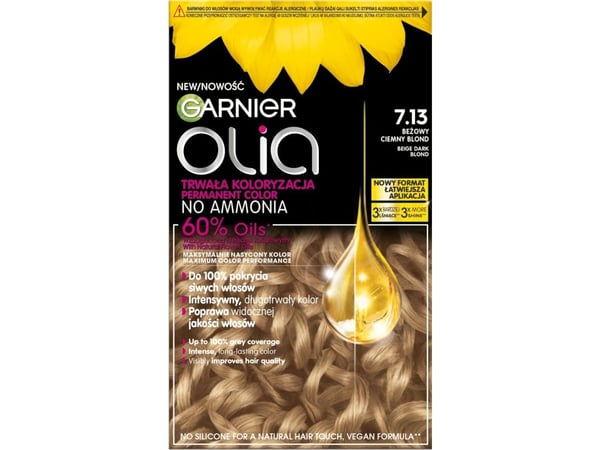 GARNIER_Olia hårfarge 7.13 Beige Mørkeblond