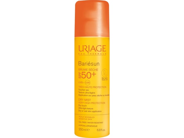 Alkotest URIAGE_Bariesun Dry Mist Very High Beskyttende soltåke SPF50+ 200ml