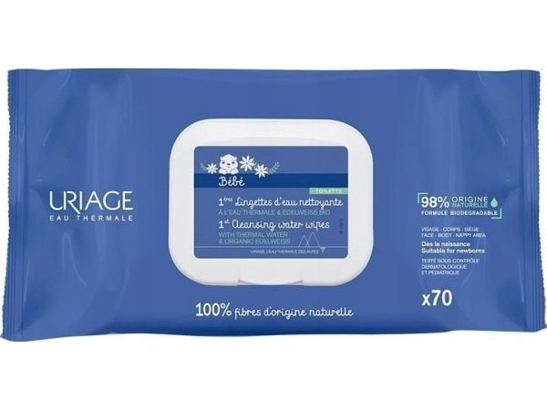 Alkotest URIAGE_Baby 1st Cleansing Water Wipes fuktighetsservietter for barn 70 stk. Alkotest URIAGE_Baby 1st Cleansing Water Wipes fuktighetsservietter for barn 70 stk.
