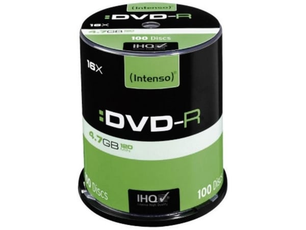 Intenso - 100 x DVD-R - 4.7 GB 16x - spindel