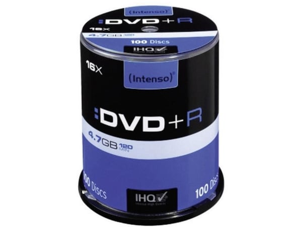 Intenso - 100 x DVD+R - 4.7 GB 16x - spindel