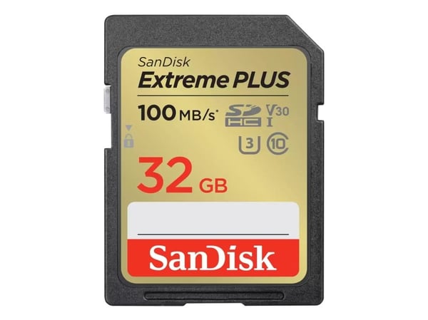 SanDisk Extreme PLUS - Flash-minneskort - 32 GB