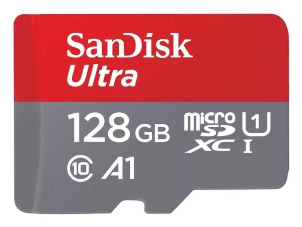 SanDisk Ultra - Flashminnekort (microSDXC til SD-adapter inkludert) - 128 GB