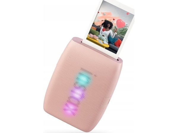 Fujifilm instax mini Link 3 - Skirver - farge - LED - 85 x 54 mm - kapasitet: 10 fotoer - Bluetooth 5.1 - rosenrosa