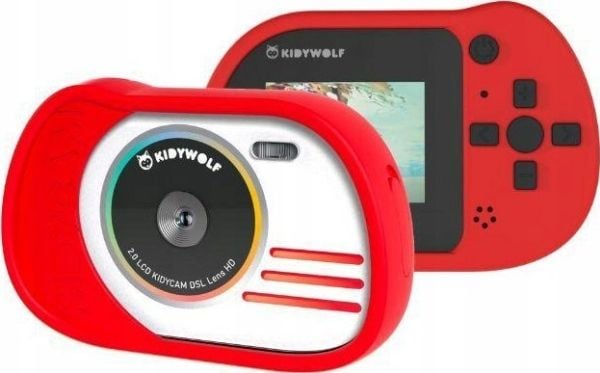 Digitalkamera Kidywolf 418041 rød Digitalkamera Kidywolf 418041 rød