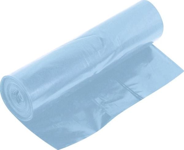 Aglo3 søppelposer, blå, kraftige, LDPE-film 50 stk – 60 l