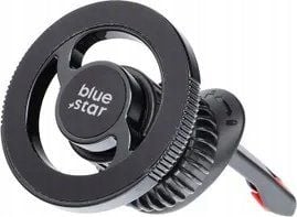 Blue Star magnetisk biltelefonholder SMART LOCK X1 for ventilasjonsrist kompatibel med MagSafe svart