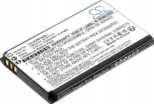 Cameron Sino batteri Hb5a2h / BTR7519 til Huawei E5220 E5331 M570 M750 M228 / Cs-hum750xl