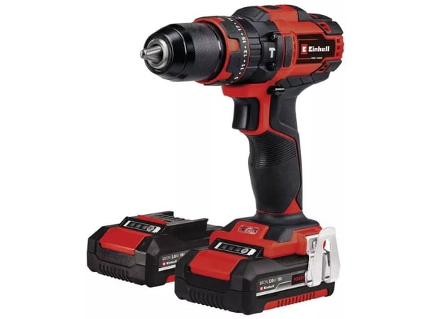 Einhell TE-CD 18/40, Boremaskin med pistolgrep, Nøkkelløs, Børstet, 1,3 cm, 24000 RPM, 2 mm