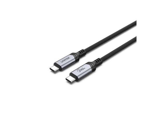 Unitek USB-C-kabel for lading av PD 240 W, 2 m