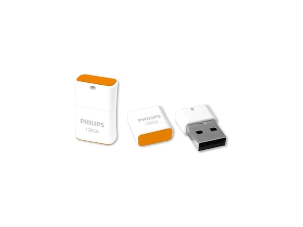 Philips FM12FD85B - Pico Edition 2.0 USB-flashstasjon - 128 GB - USB 2.0