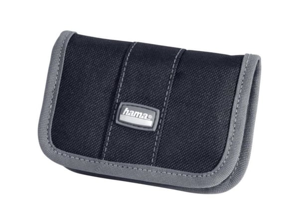 Hama Multi Card Case Mini - Eske for minnekort - 10 minnekort - nylon - grå, svart