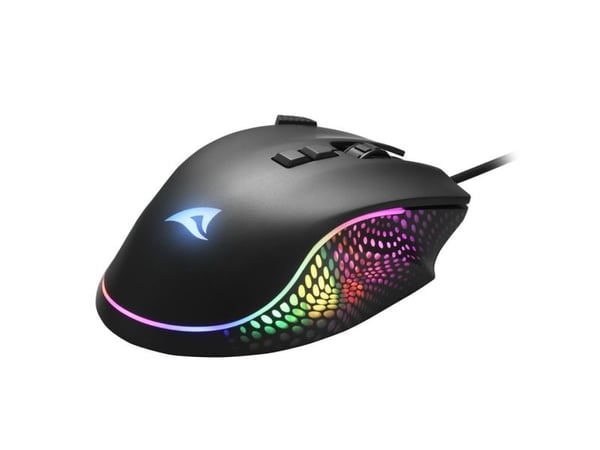 Sharkoon SHARK Force 3 - Mus - optisk - 8 knapper - kablet - USB - svart
