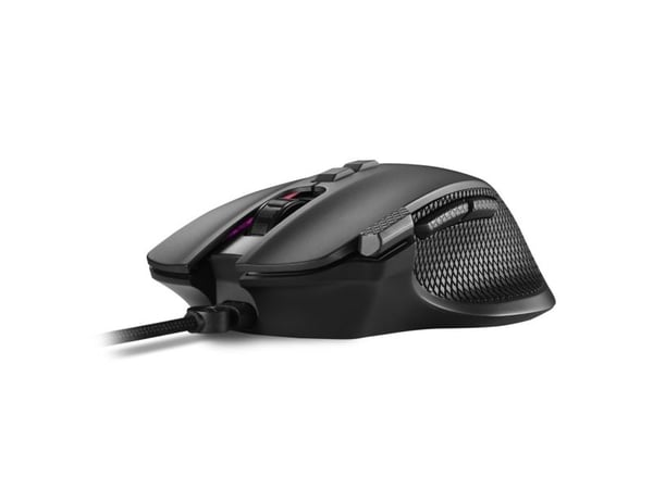 Sharkoon SHARK Force 3 - Mus - optisk - 8 knapper - kablet - USB - svart