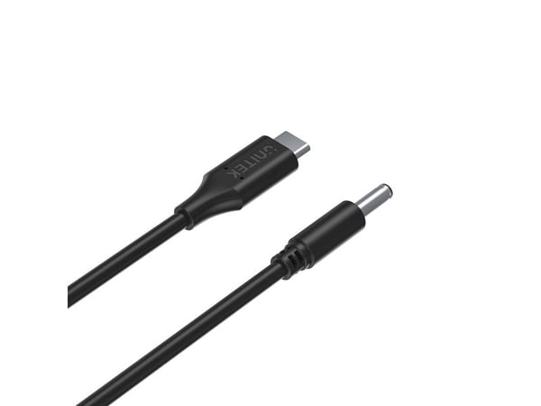Unitek USB-C - DC 4.5 x 3.0mm 1.8 m USB-kaapeli Musta (C14120BK-1.8M)
