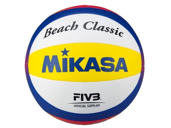 MIKASA BV552C, 10-panel ball, Blå, Vit, Gul, Konstläder, Utomhus, 66 - 68 cm, CHN